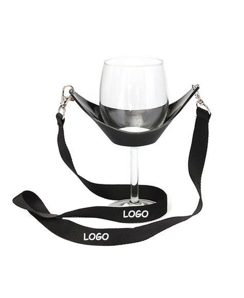 Lanyard With Wine Glass Holder