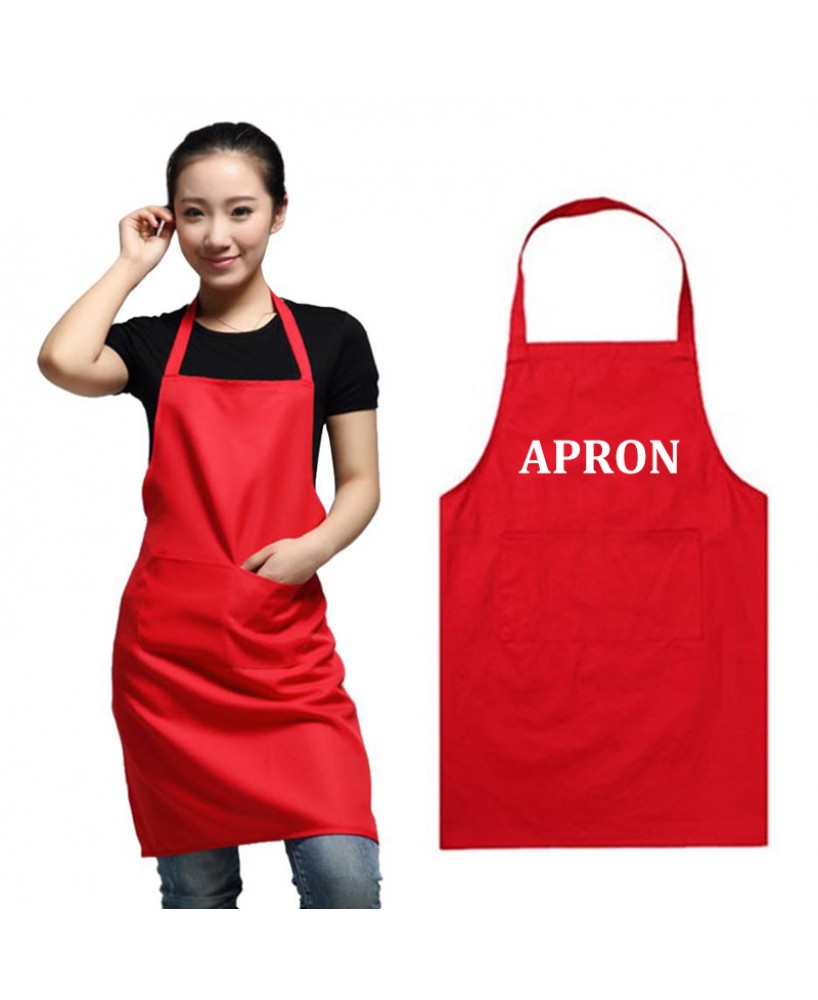 Polyester Apron With Two Pockets