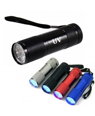 9 LED UV Flashlight