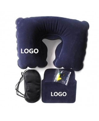 Pillow Ear Plug and Eye Mask Travel Set